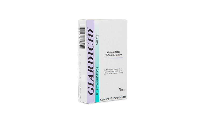 Cepav - Giardicid 500mg 10 comprimidos