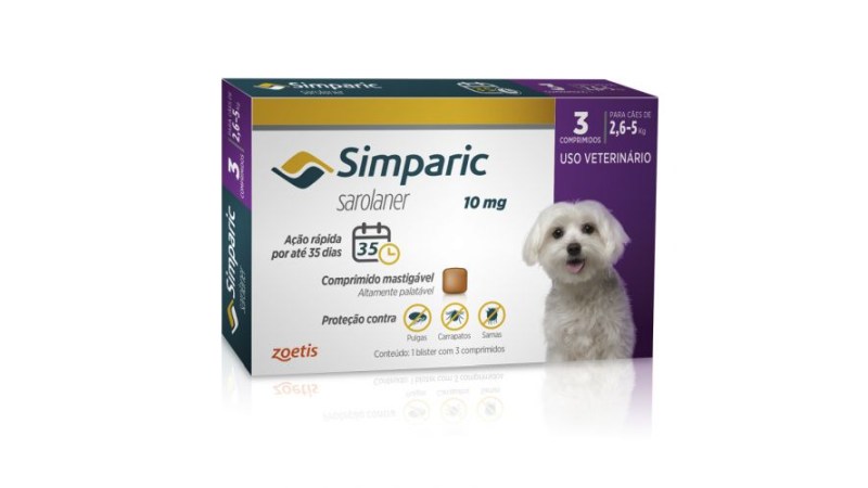 simparic zoetis 10mg 3 comprimidos