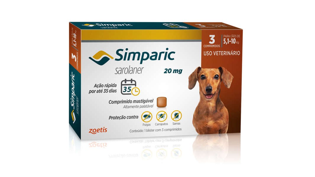 simparic zoetis 20mg 3 comprimidos