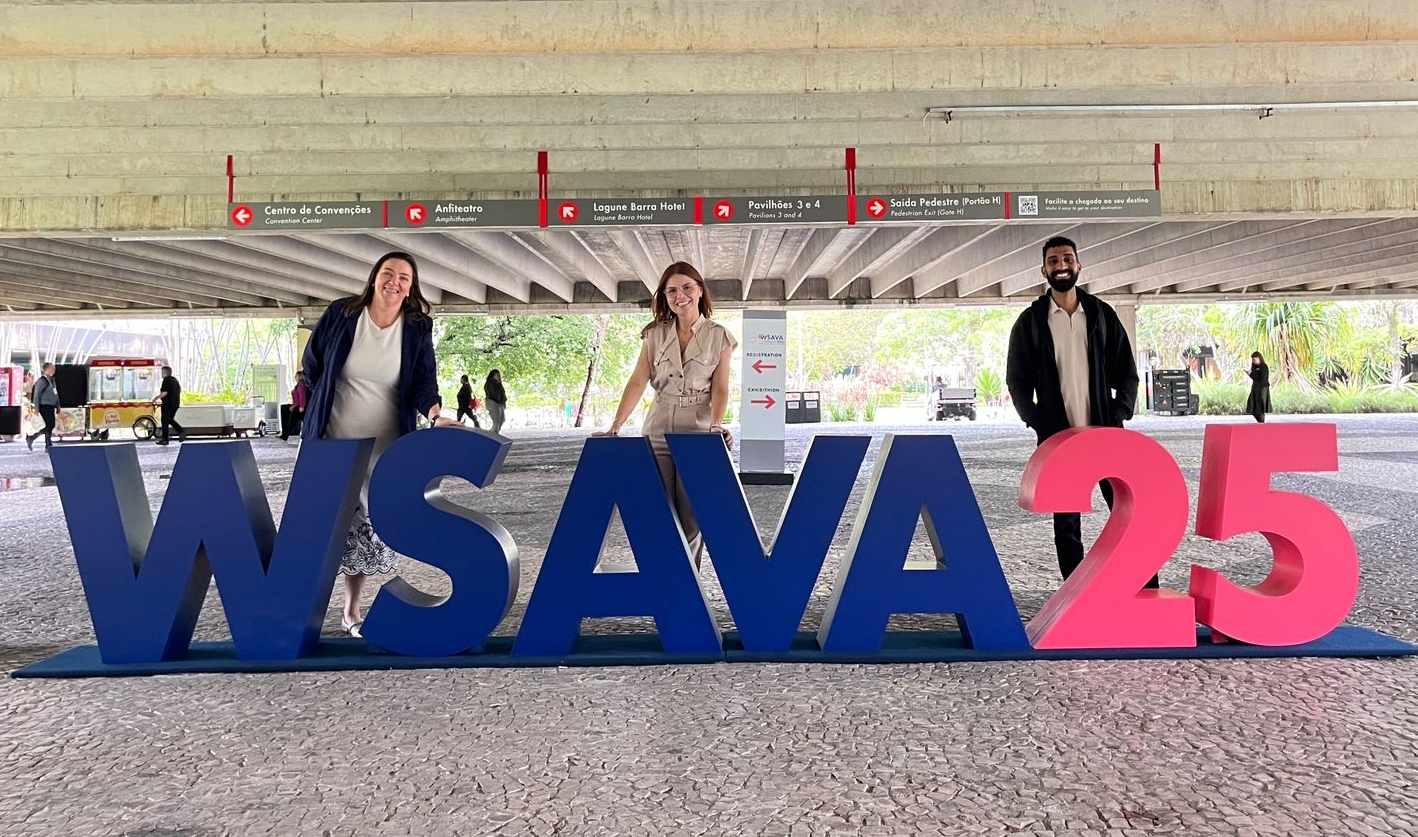 Raça Distribuidora marca presença no WSAVA 2025, no Rio de Janeiro