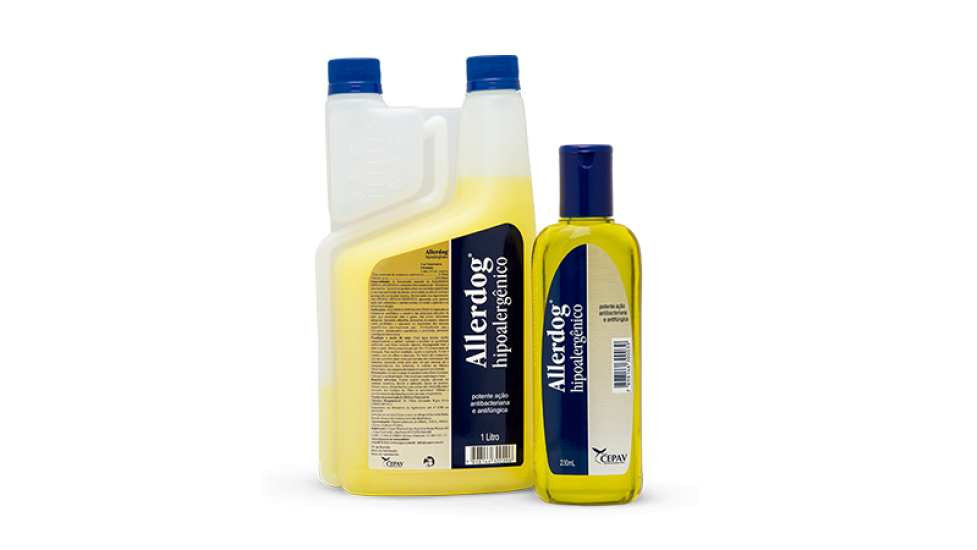 Cepav-Allerdog-Shampoo-Hipoalergênico 1l e 230ml